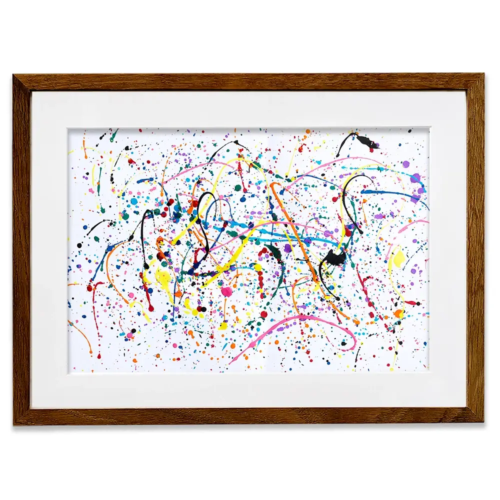 Splashes And Drips Framed Art Print Splashes And Drips Framed Art Print wall art product kenchiro168 / Shutterstock