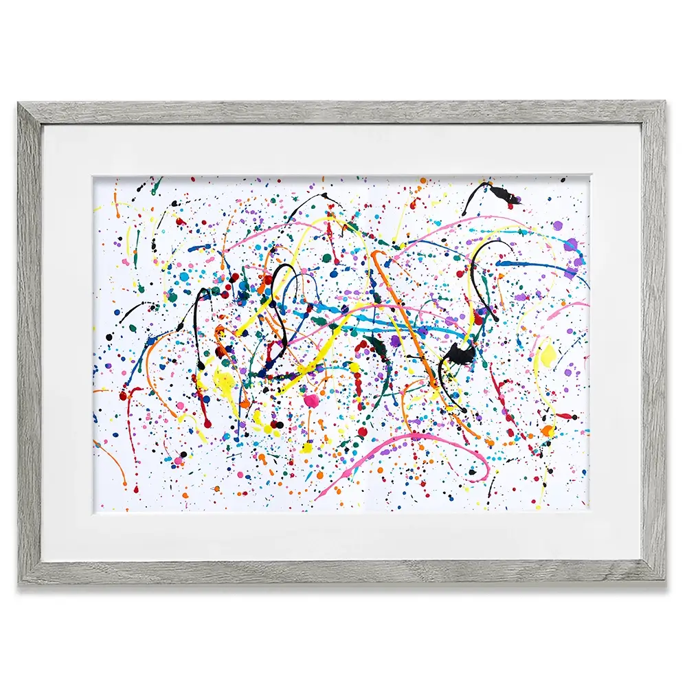 Splashes And Drips Framed Art Print Splashes And Drips Framed Art Print wall art product kenchiro168 / Shutterstock