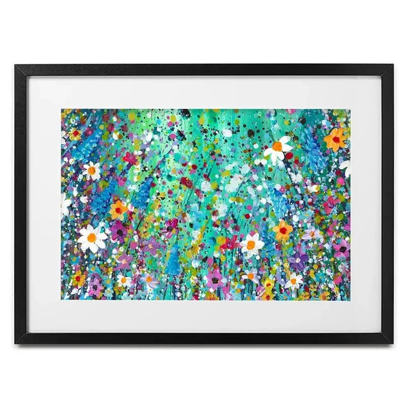 Spring Burst Framed Art Print Spring Burst Framed Art Print wall art product Emma LC Art