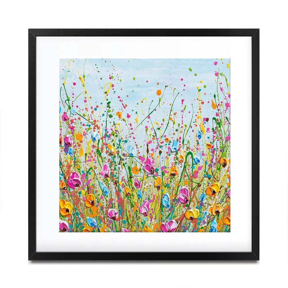Spring Meadow Square Framed Art Print Spring Meadow Square Framed Art Print wall art product Olga Tkachyk