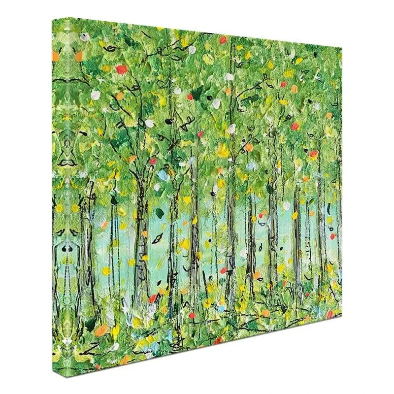 Springtime Forest Canvas Print Springtime Forest Canvas Print wall art product Charlotte Anna Reed