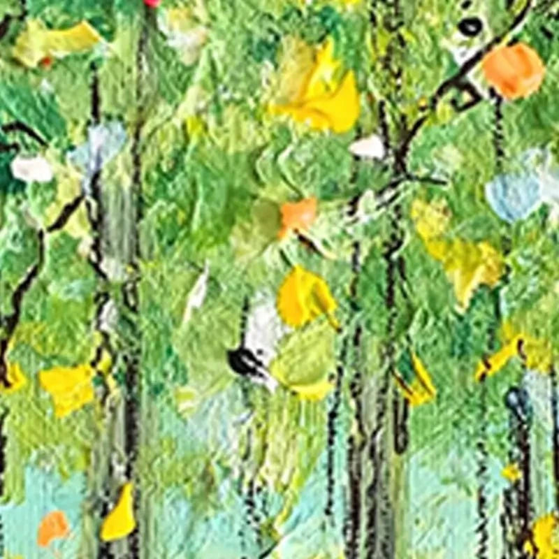 Springtime Forest Canvas Print Springtime Forest Canvas Print wall art product Charlotte Anna Reed