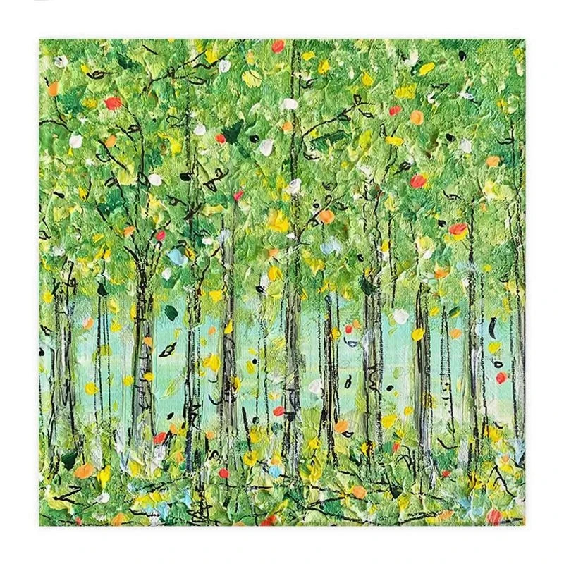 Springtime Forest Canvas Print Springtime Forest Canvas Print wall art product Charlotte Anna Reed