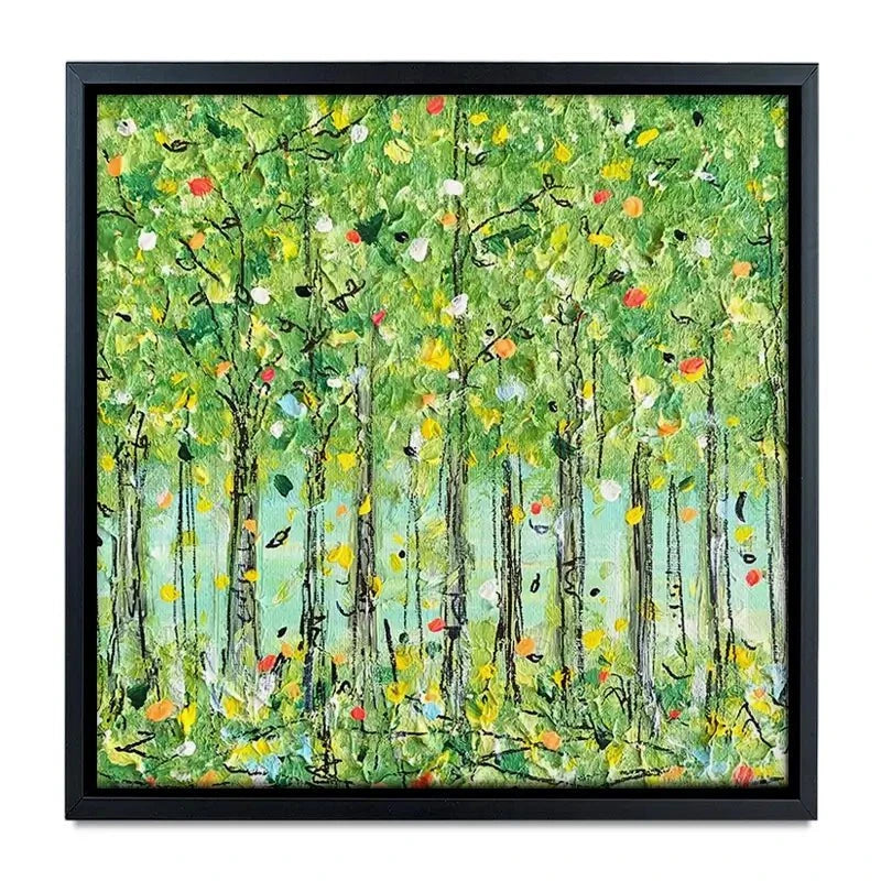 Springtime Forest Canvas Print Springtime Forest Canvas Print wall art product Charlotte Anna Reed