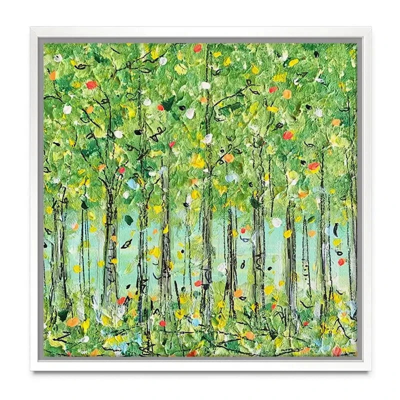 Springtime Forest Canvas Print Springtime Forest Canvas Print wall art product Charlotte Anna Reed