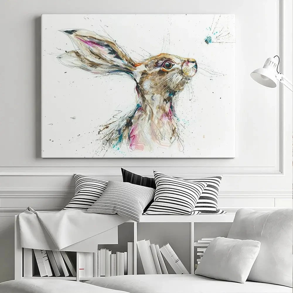 Squiggle Canvas Print Squiggle Canvas Print wall art product Nicola Jane Rowles