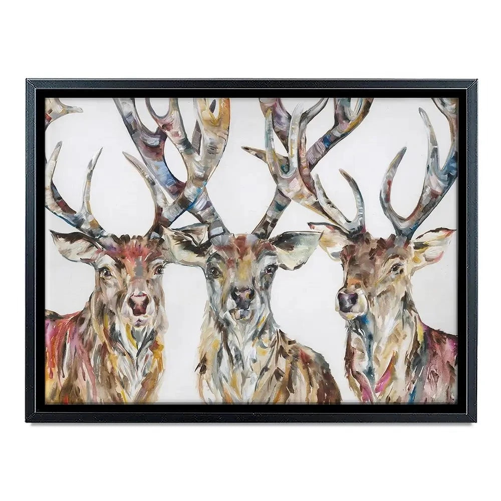 Stag Party Canvas Print Stag Party Canvas Print wall art product Nicola Jane Rowles