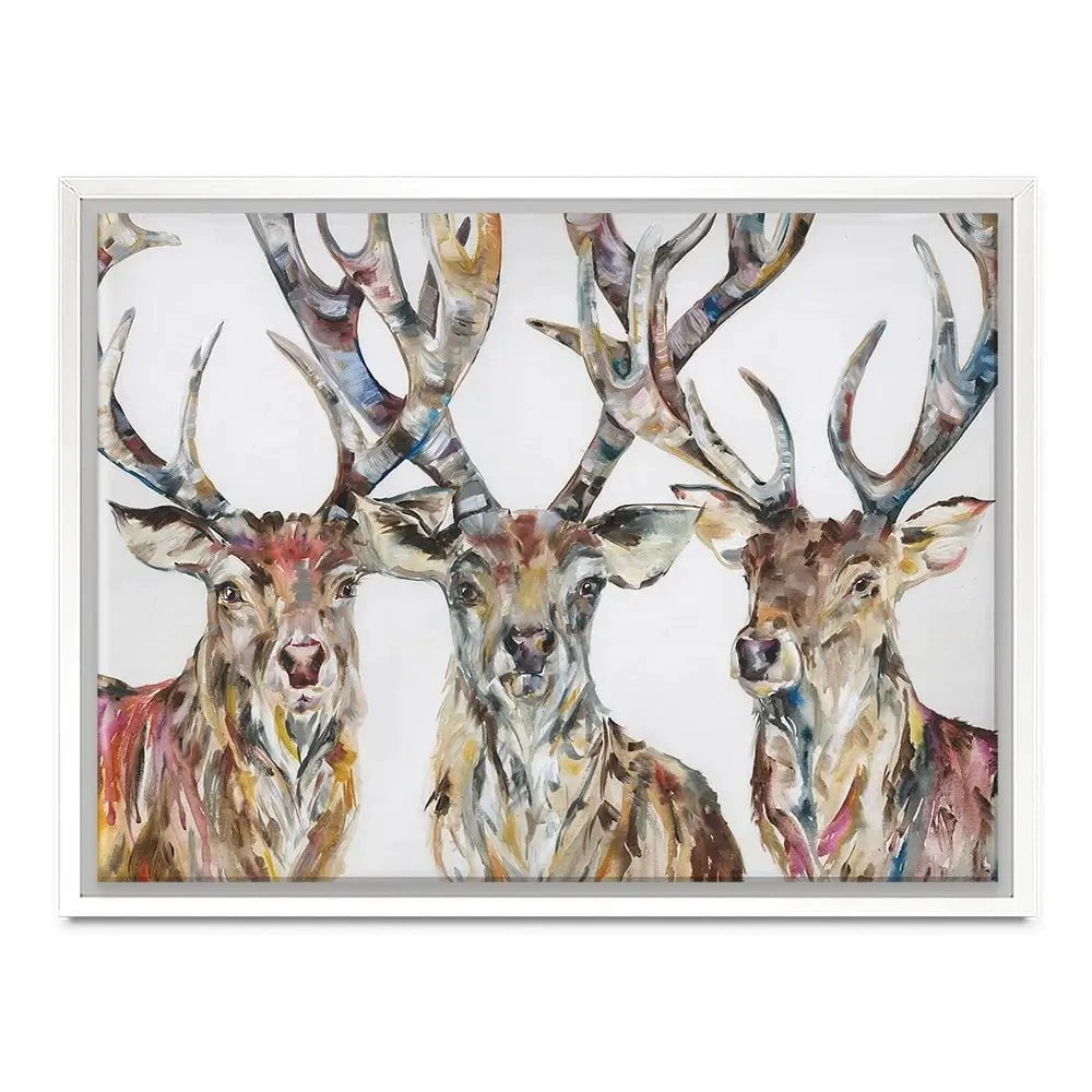 Stag Party Canvas Print Stag Party Canvas Print wall art product Nicola Jane Rowles