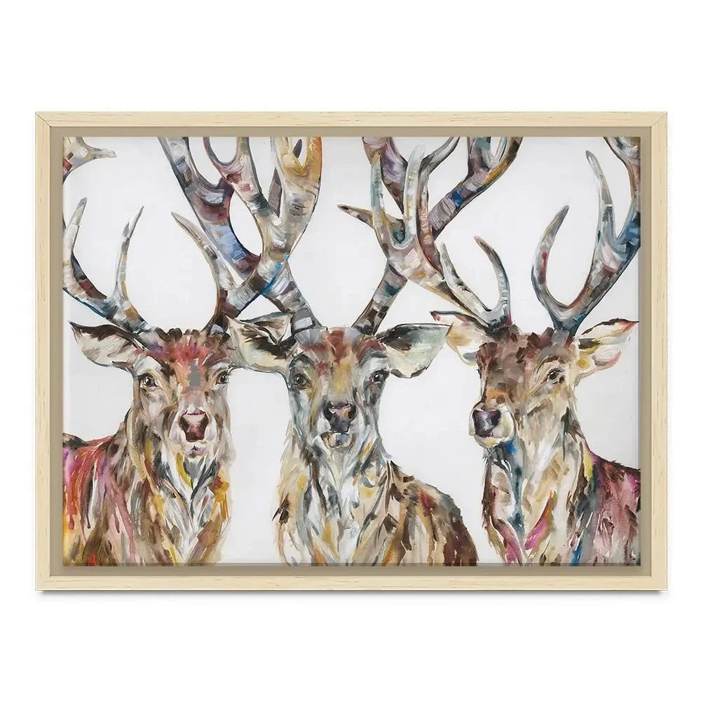 Stag Party Canvas Print Stag Party Canvas Print wall art product Nicola Jane Rowles