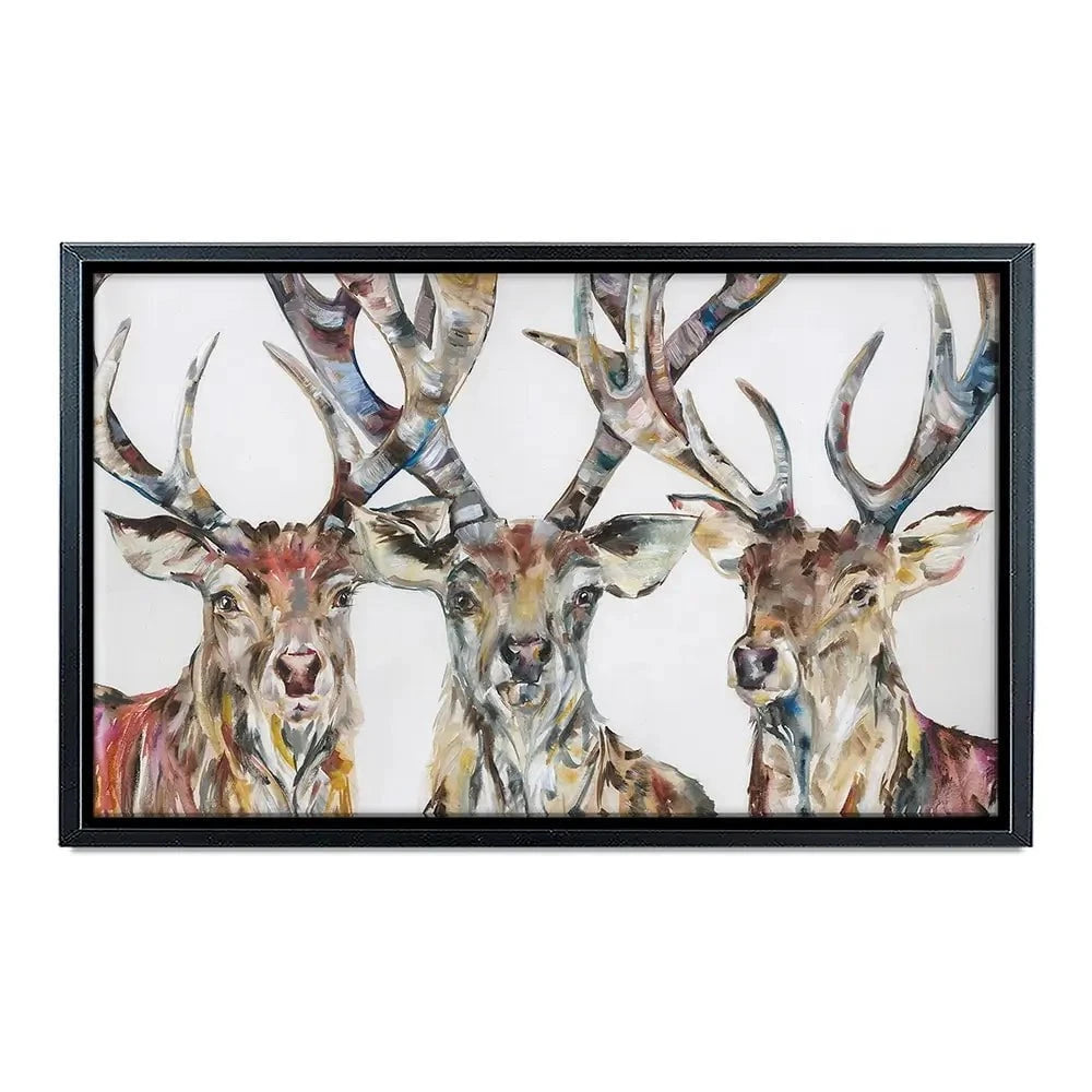 Stag Party Canvas Print Stag Party Canvas Print wall art product Nicola Jane Rowles