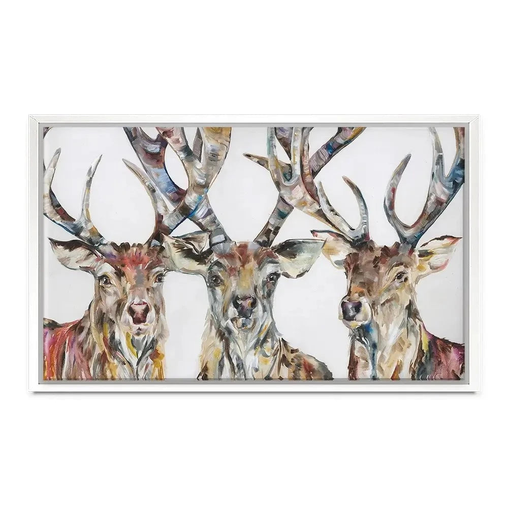 Stag Party Canvas Print Stag Party Canvas Print wall art product Nicola Jane Rowles