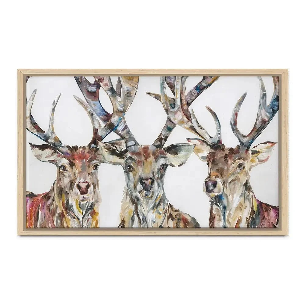 Stag Party Canvas Print Stag Party Canvas Print wall art product Nicola Jane Rowles