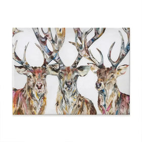Stag Party Canvas Print Stag Party Canvas Print wall art product Nicola Jane Rowles