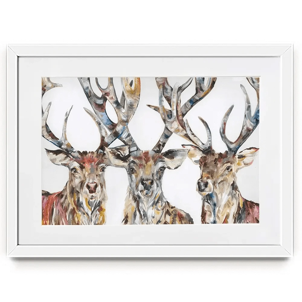 Stag Party Framed Art Print Stag Party Framed Art Print wall art product Nicola Jane Rowles