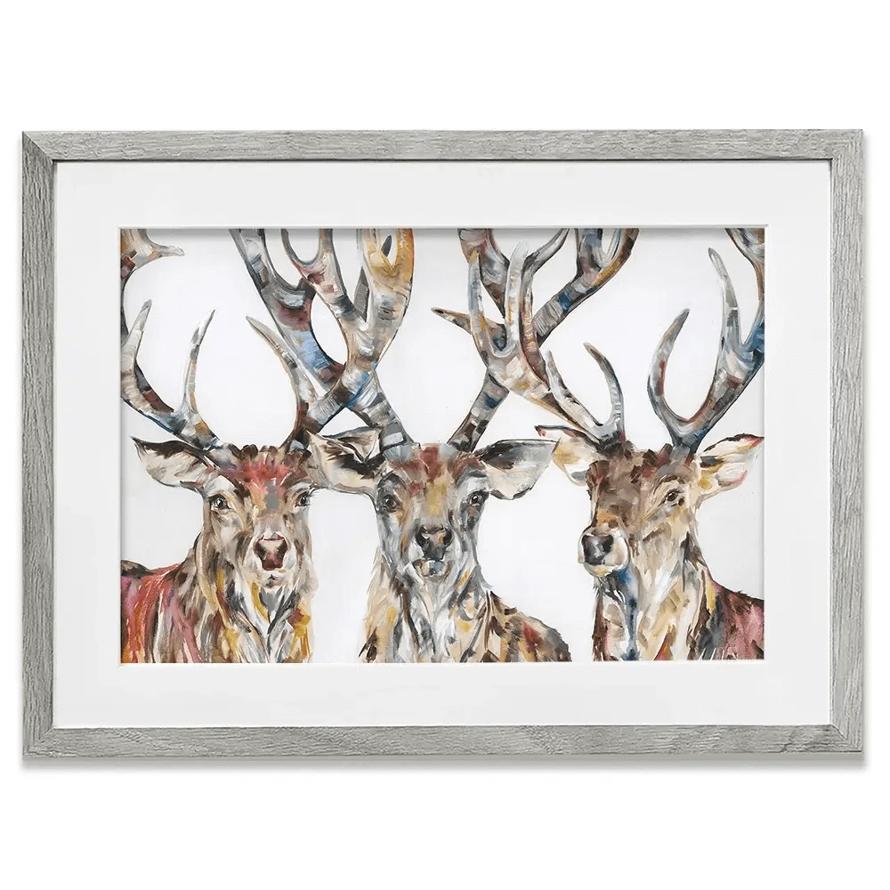 Stag Party Framed Art Print Stag Party Framed Art Print wall art product Nicola Jane Rowles