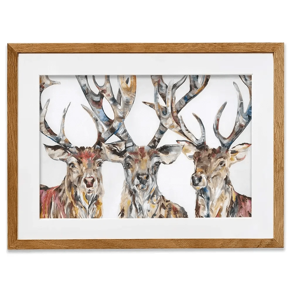 Stag Party Framed Art Print Stag Party Framed Art Print wall art product Nicola Jane Rowles