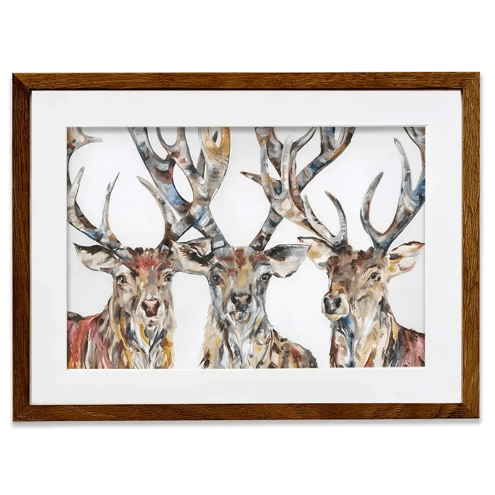 Stag Party Framed Art Print Stag Party Framed Art Print wall art product Nicola Jane Rowles