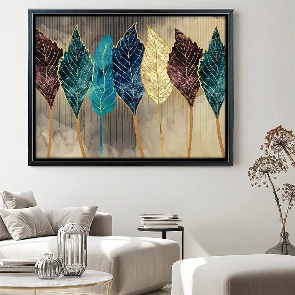 Standing Leaves Canvas Print Standing Leaves Canvas Print wall art product 3d artwork wallpaper / Shutterstock