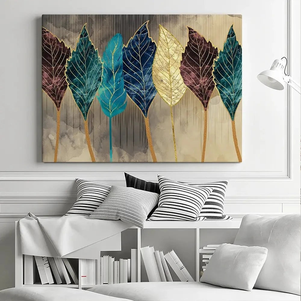 Standing Leaves Canvas Print Standing Leaves Canvas Print wall art product 3d artwork wallpaper / Shutterstock
