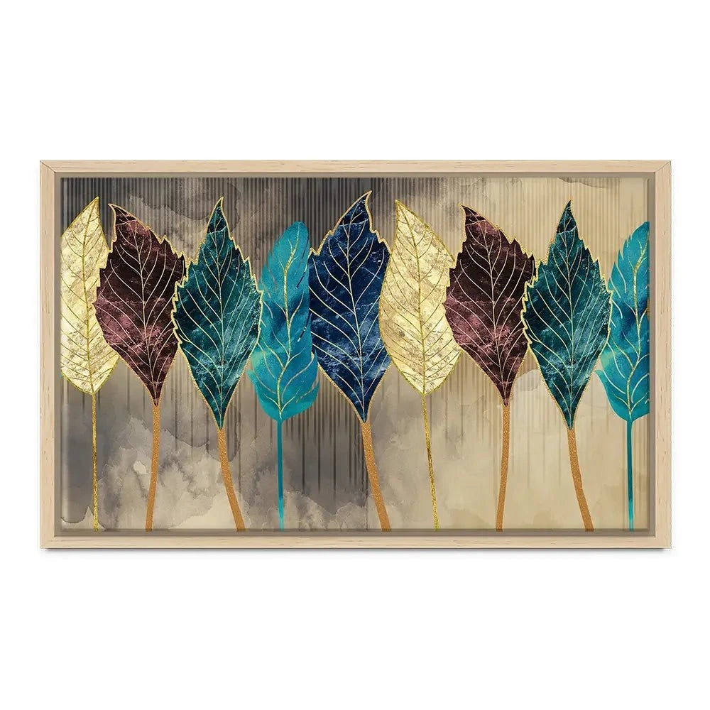 Standing Leaves Canvas Print Standing Leaves Canvas Print wall art product 3d artwork wallpaper / Shutterstock