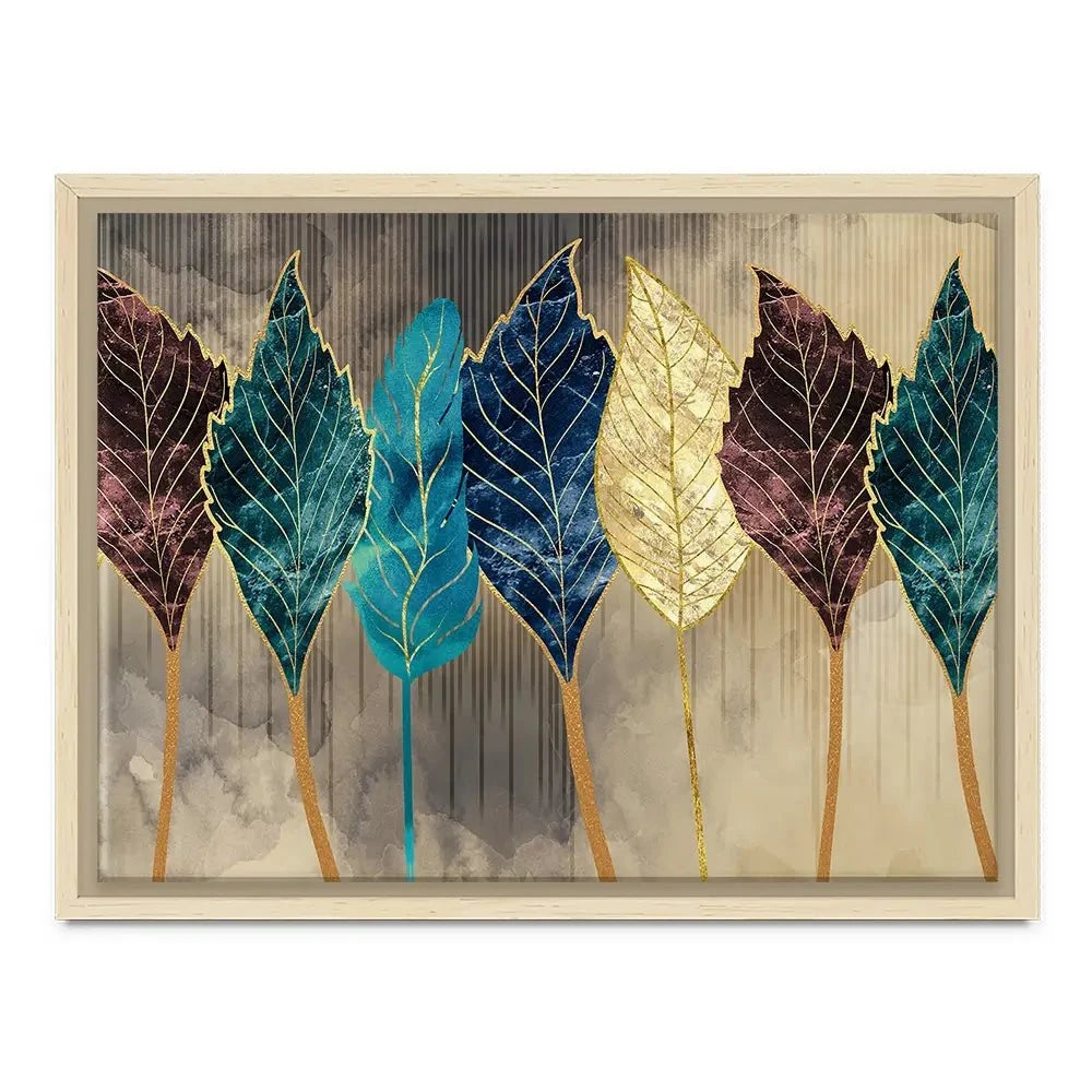 Standing Leaves Canvas Print Standing Leaves Canvas Print wall art product 3d artwork wallpaper / Shutterstock