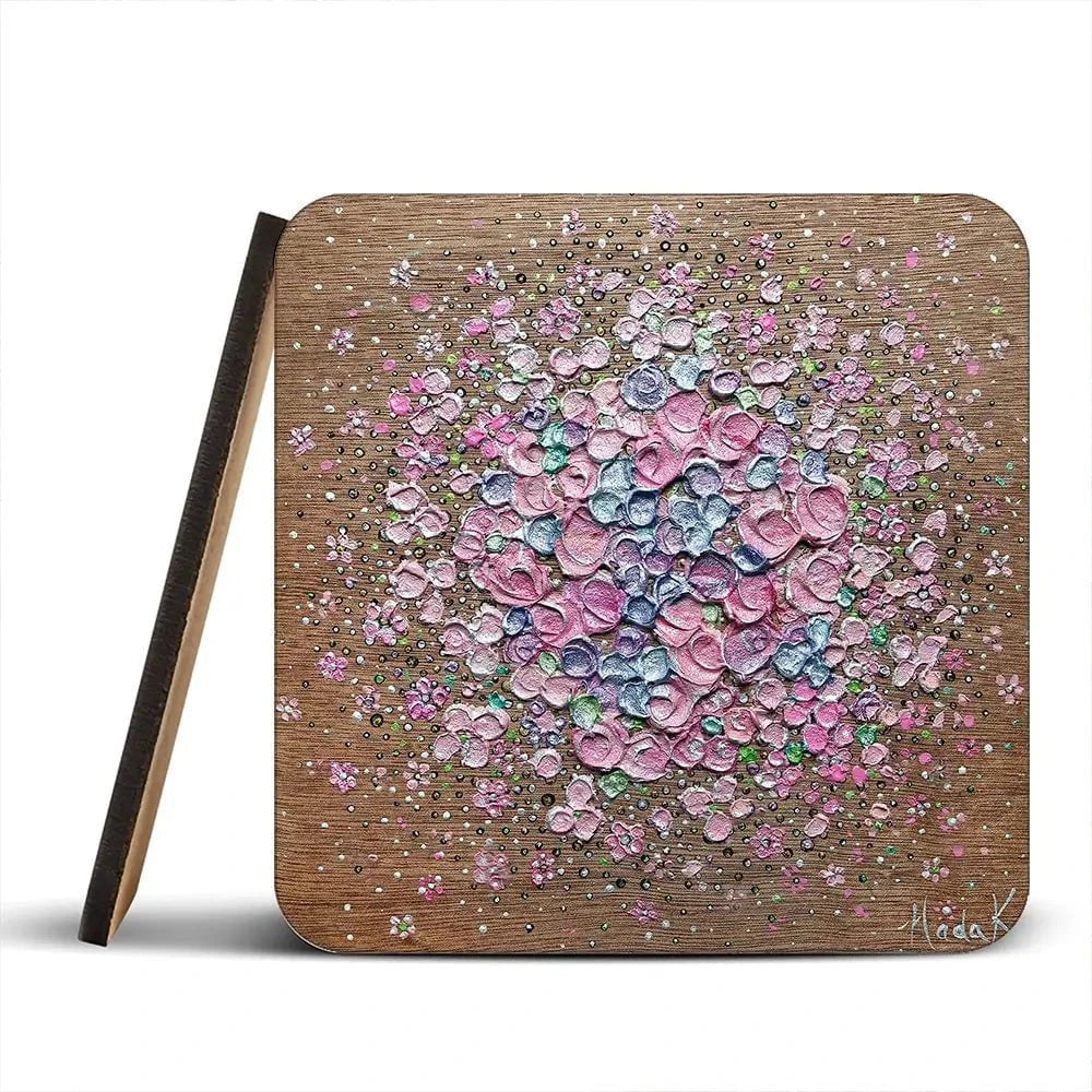 Starry Blossom Coaster Set Starry Blossom Coaster Set wall art product Nada Khatib