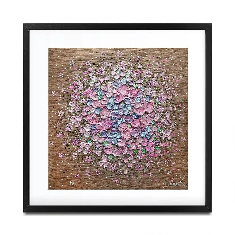 Starry Blossom Square Framed Art Print Starry Blossom Square Framed Art Print wall art product Nada Khatib