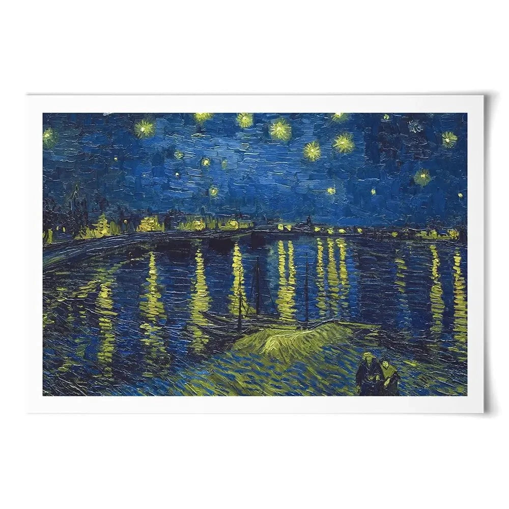 Starry Night Over The Rhône Art Print Starry Night Over The Rhône Art Print | Starry Night Over The Rhone wall art product Vincent Van Gogh