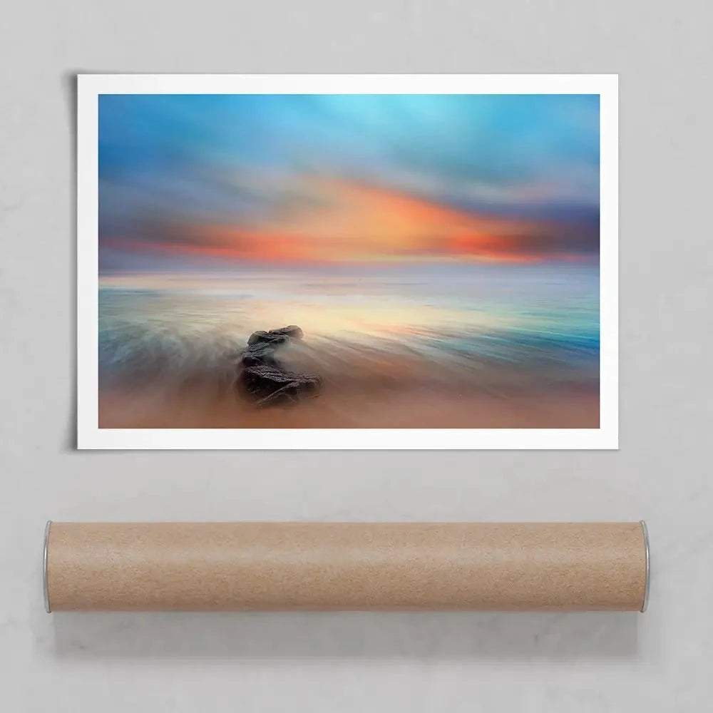 Stone and Sea Art Print Stone and Sea Art Print wall art product Amir Bajric / Shutterstock