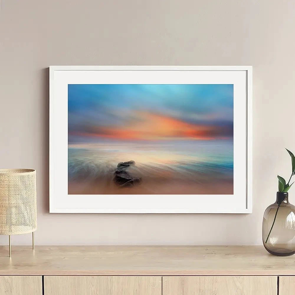 Stone And Sea Framed Art Print Stone And Sea Framed Art Print wall art product Amir Bajric / Shutterstock
