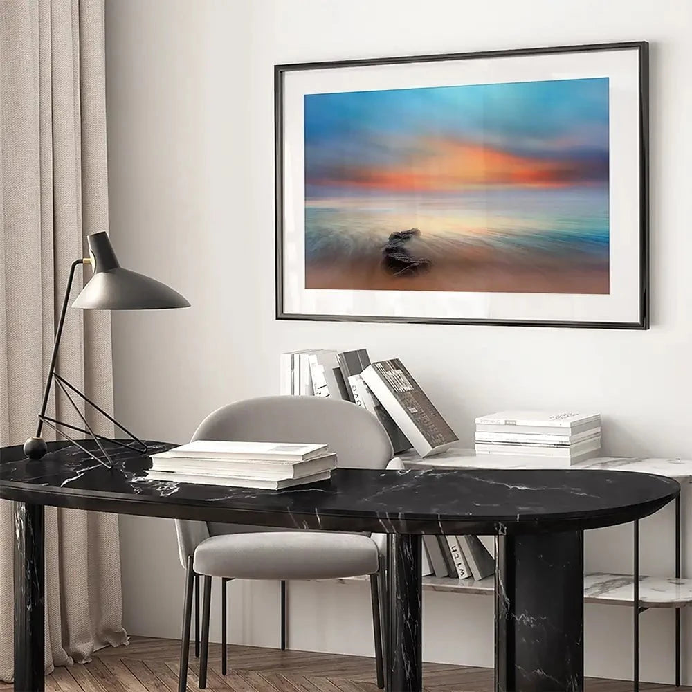 Stone And Sea Framed Art Print Stone And Sea Framed Art Print wall art product Amir Bajric / Shutterstock