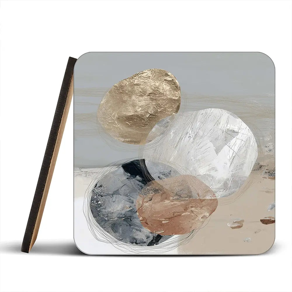 Stone Cluster Soft Coaster Set Stone Cluster Soft Coaster Set wall art product Chromatic Storm Studio