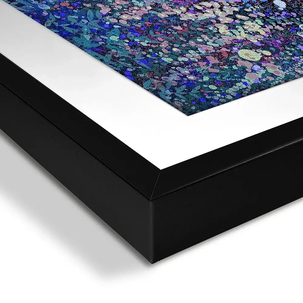 Strawberry Supermoon Rises Over The Meadow At Twilight Framed Art Print Strawberry Supermoon Rises Over The Meadow At Twilight Framed Art Print wall art product Lena Owens - Independent