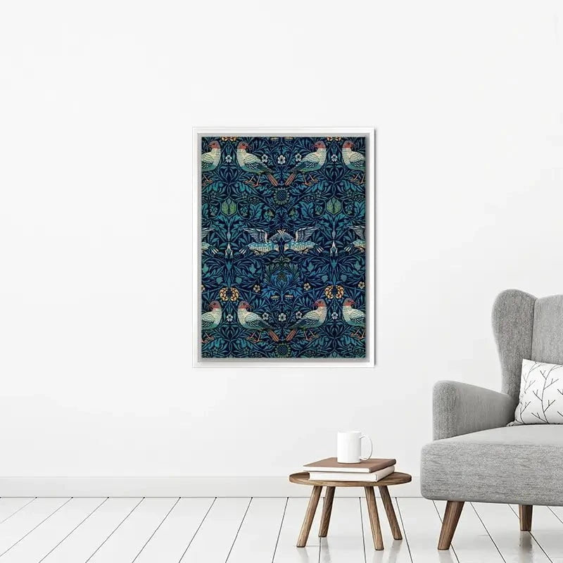 Strawberry Thief Canvas Print Strawberry Thief Canvas Print wall art product Sadaf W / Shutterstock