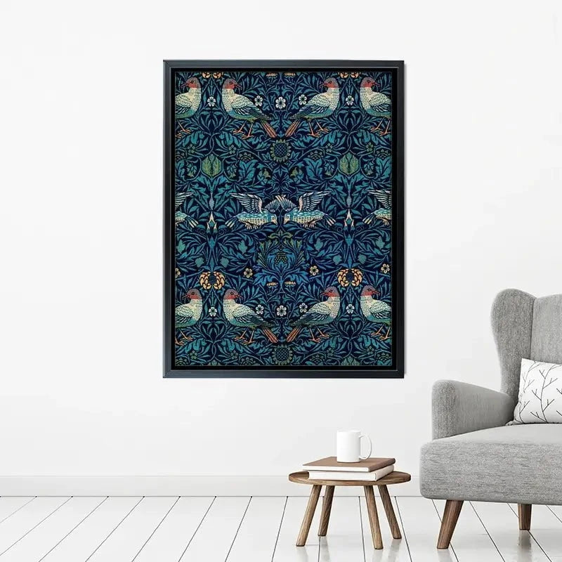 Strawberry Thief Canvas Print Strawberry Thief Canvas Print wall art product Sadaf W / Shutterstock