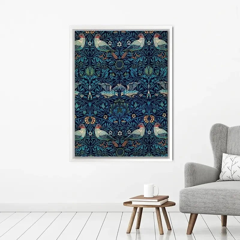 Strawberry Thief Canvas Print Strawberry Thief Canvas Print wall art product Sadaf W / Shutterstock