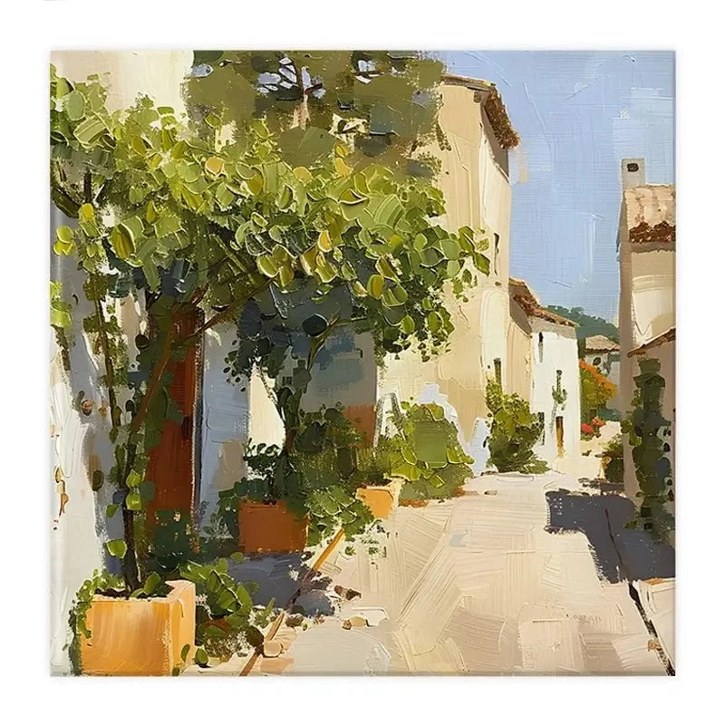 Street In Mallorca Canvas Print Street In Mallorca Canvas Print wall art product Elena Avanesova