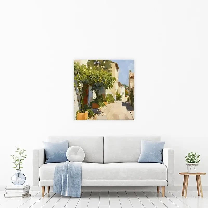 Street In Mallorca Canvas Print Street In Mallorca Canvas Print wall art product Elena Avanesova