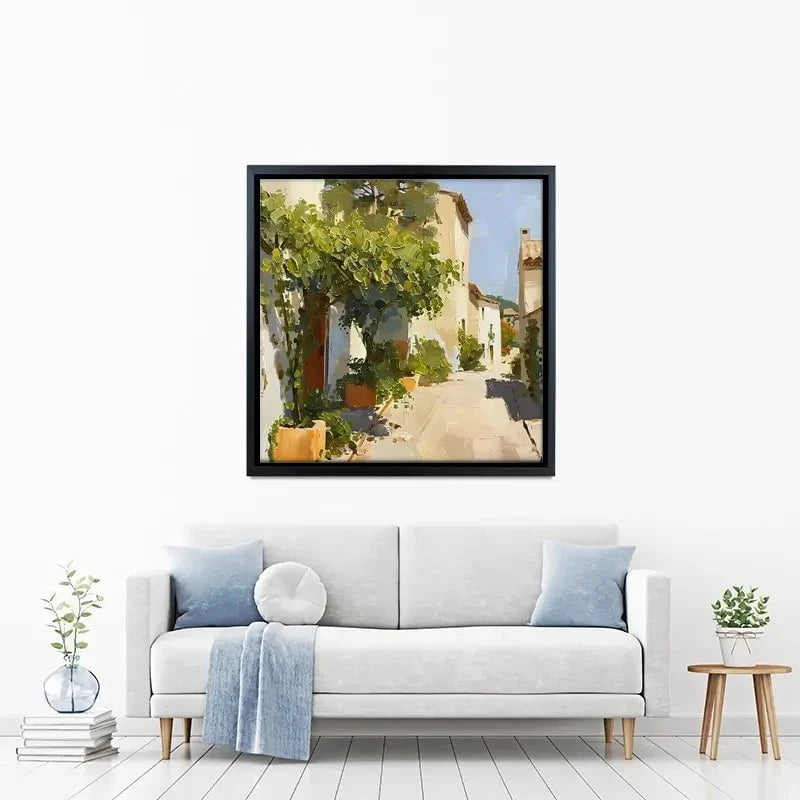 Street In Mallorca Canvas Print Street In Mallorca Canvas Print wall art product Elena Avanesova