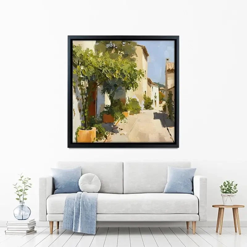 Street In Mallorca Canvas Print Street In Mallorca Canvas Print wall art product Elena Avanesova