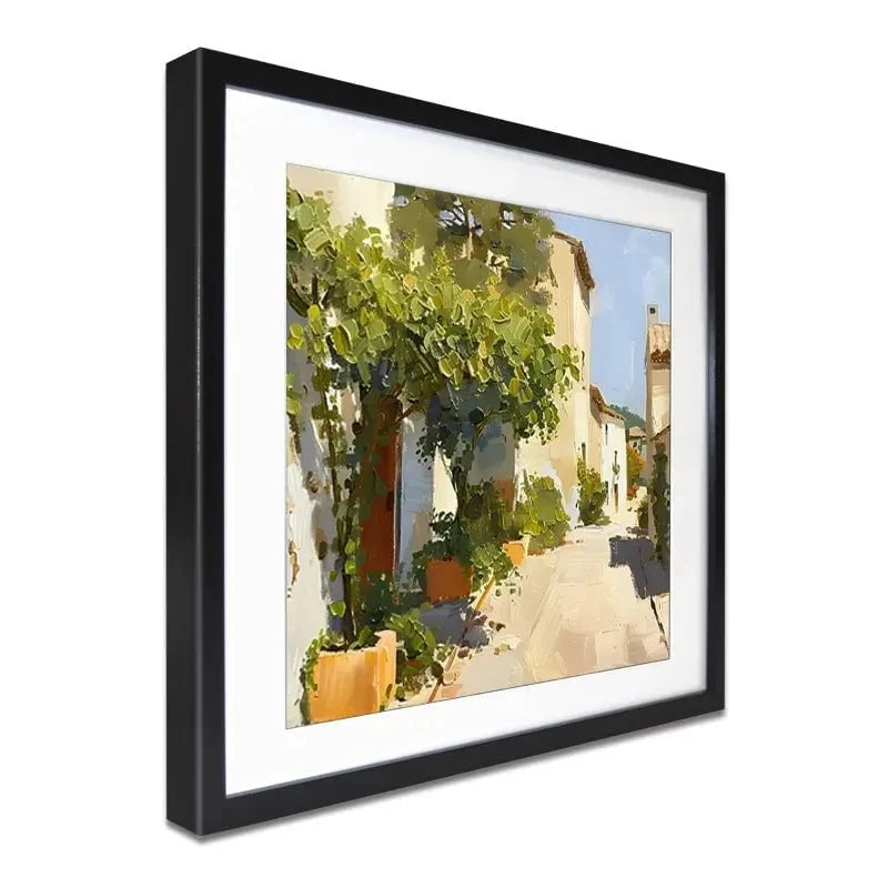 Street In Mallorca Framed Art Print Street In Mallorca Framed Art Print wall art product Elena Avanesova