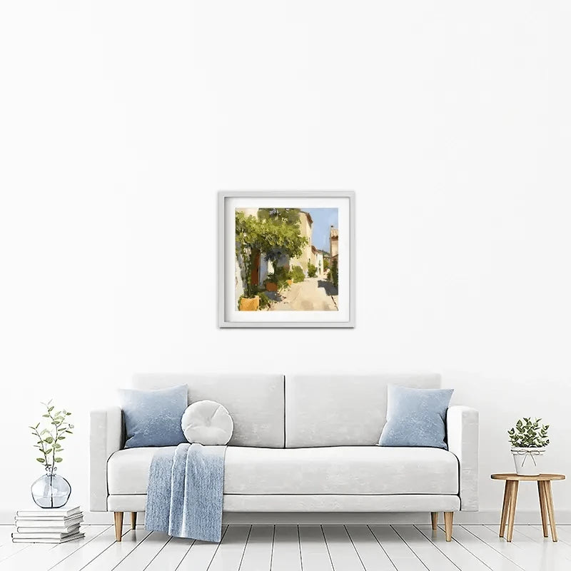 Street In Mallorca Framed Art Print Street In Mallorca Framed Art Print wall art product Elena Avanesova