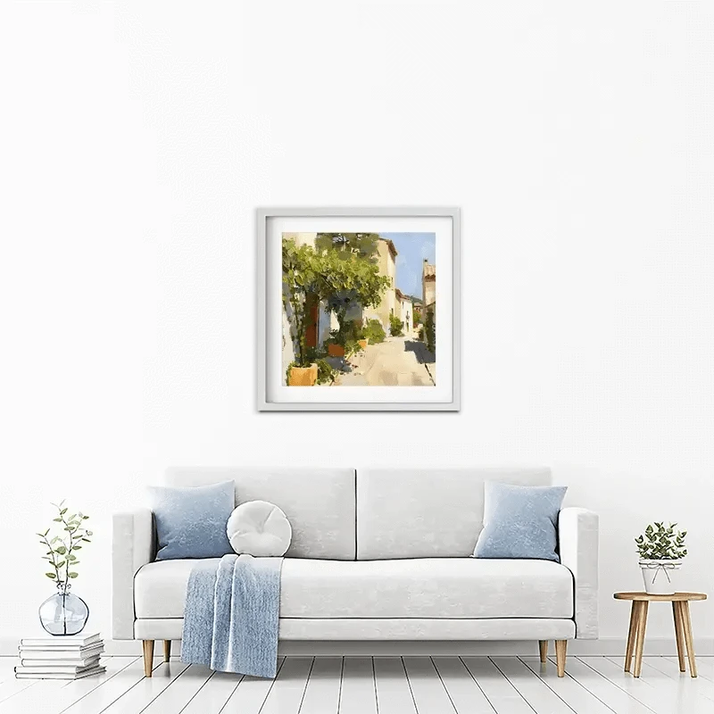 Street In Mallorca Framed Art Print Street In Mallorca Framed Art Print wall art product Elena Avanesova