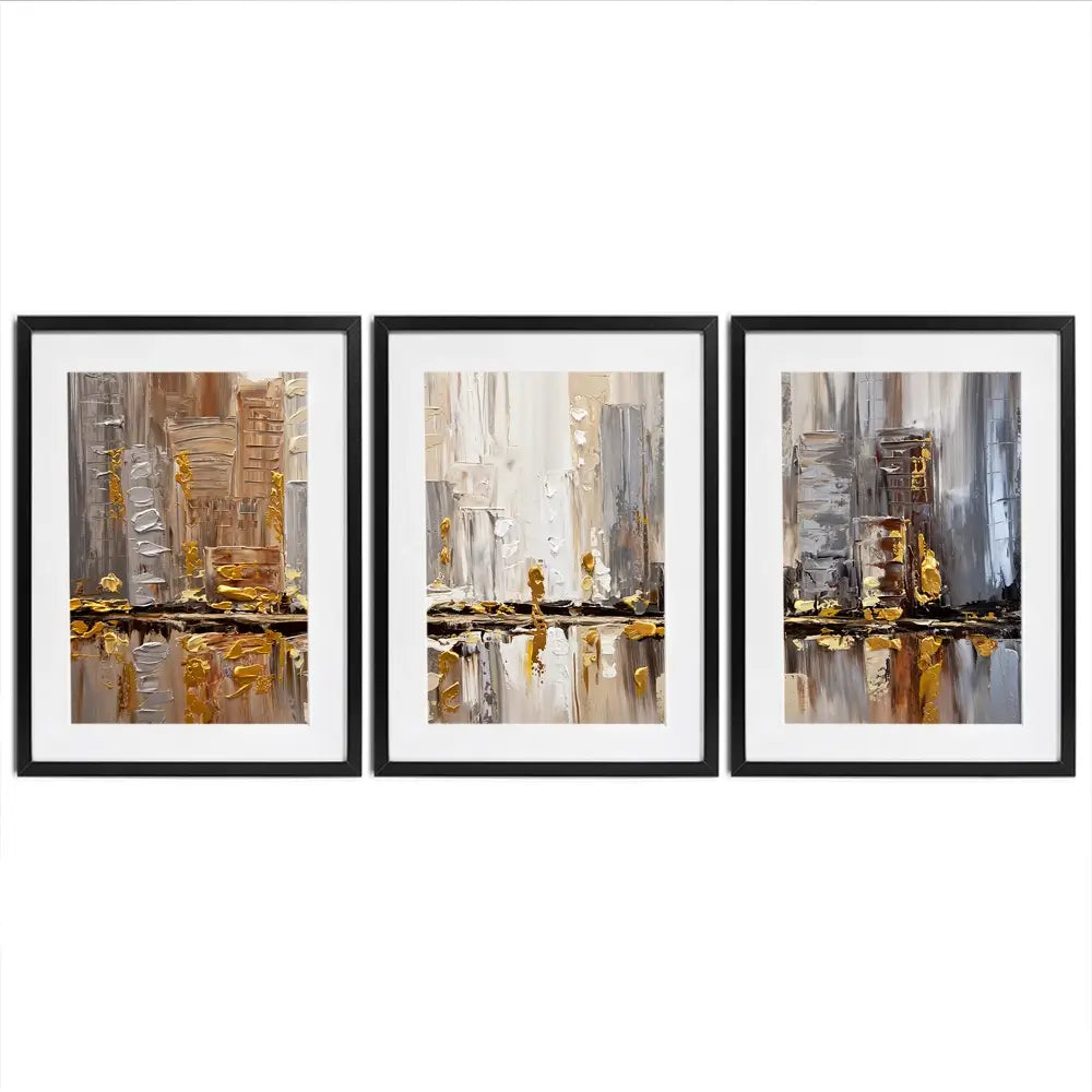 Streets Framed Art Print Trio Streets Framed Art Print Trio wall art product Osnat Tzadok