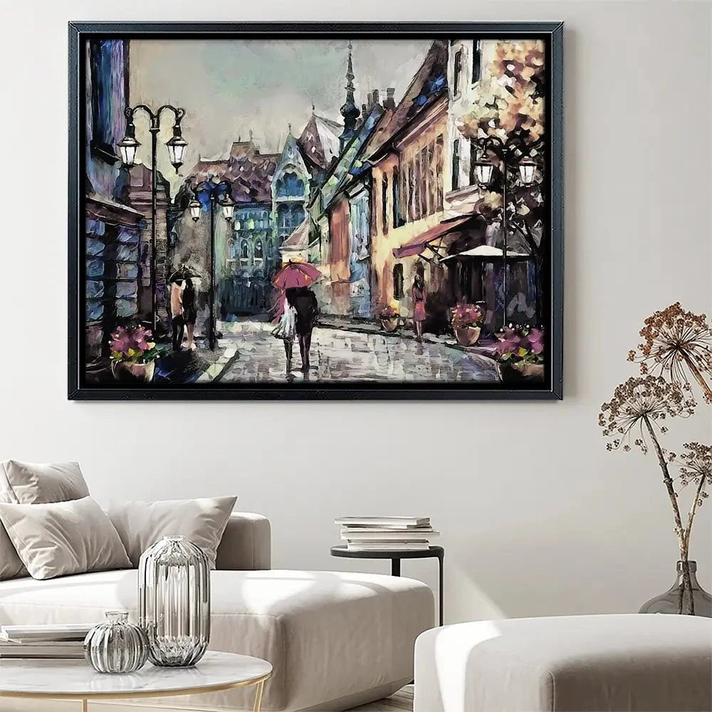 Streets of Paris Canvas Print Streets of Paris Canvas Print wall art product lisima / Shutterstock