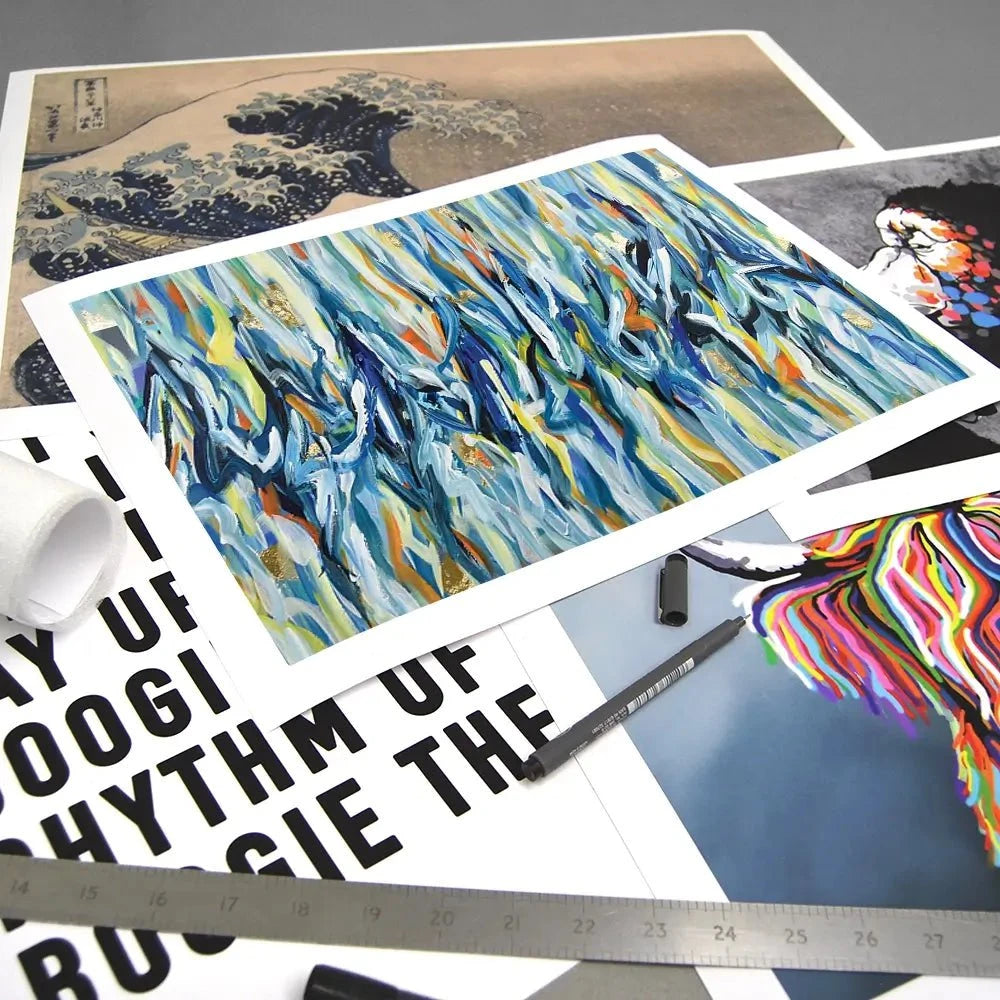 Stripes Art Print Stripes Art Print wall art product Olga Tkachyk