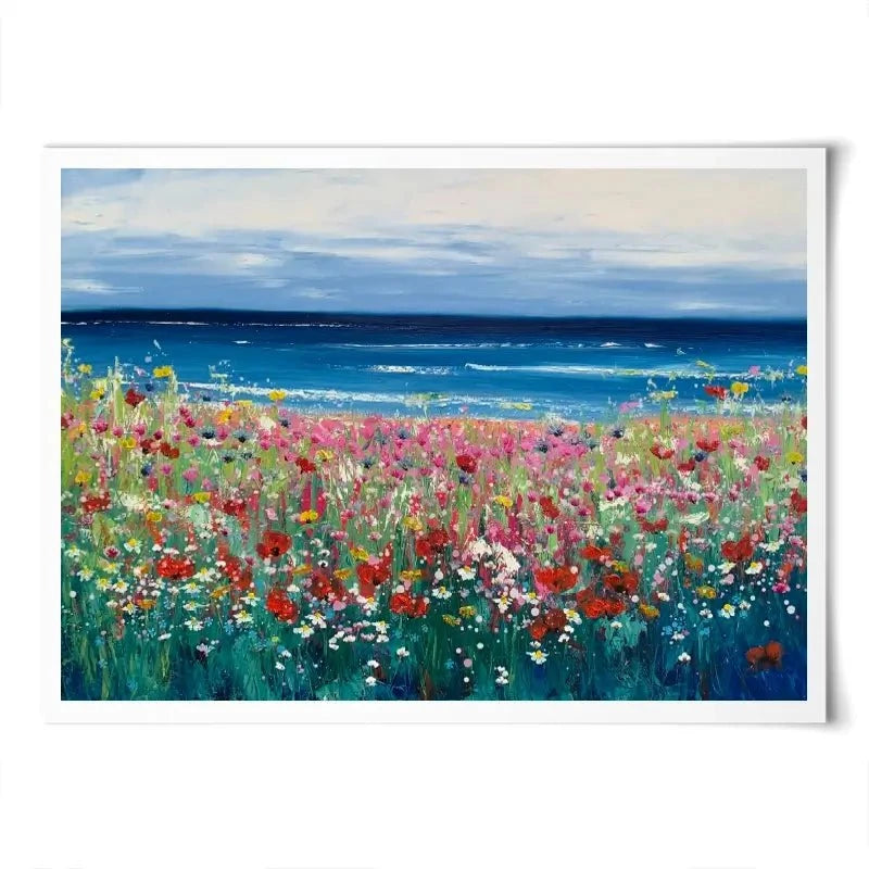 Summer At The Beach Art Print Summer At The Beach Art Print wall art product Laure Bury