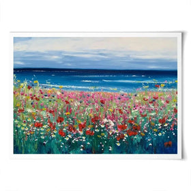 Summer At The Beach Art Print Summer At The Beach Art Print wall art product Laure Bury