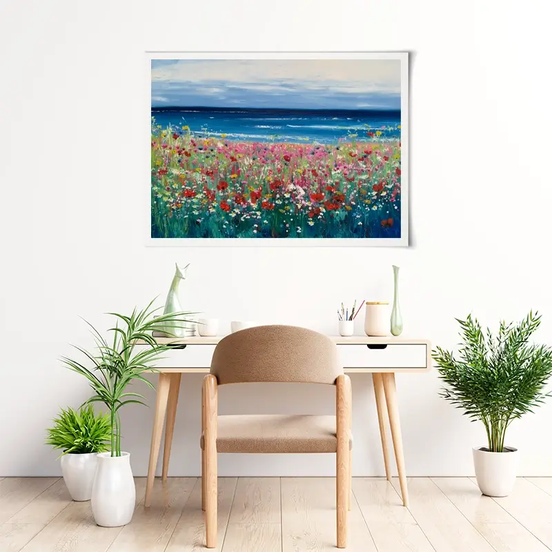 Summer At The Beach Art Print Summer At The Beach Art Print wall art product Laure Bury