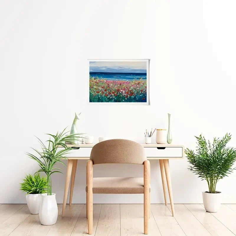 Summer At The Beach Art Print Summer At The Beach Art Print wall art product Laure Bury